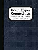 Graph Paper Composition: Graph paper pages and White Paper Blank Notebook | Squared Graphing Paper | Quad Ruled | 5 squares per inch | 100 pages | 8.5 x 11 in. (graph paper composition notebook)