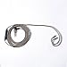 OKCSC Upgrade Earphone Cable 5N 4 Share Twist Weave Copper Plate Silver MMCX Jack Replacement Cord for SHURE SE215 SE315 UE900 (Cafe mic)