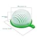 Salad Cutter Bowl Cuts Fruit or Vegetables in 60 Seconds - Dual Use Chopper(Green)