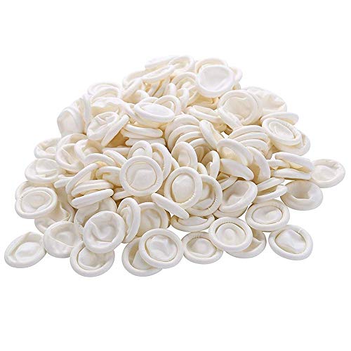 CHOP MALL Medium Disposable Finger Cots Anti-Static Fingertips Protective Fingercots for Electronic Repair Painting Jewelry Cleaning Crafting Industrial Science Experiment Apply Job 200 Pcs/Pack - Thumbnail 3