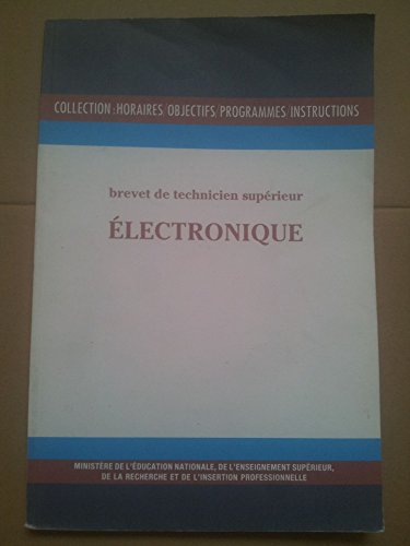 Brevet de technicien supérieur, Électrotechnique