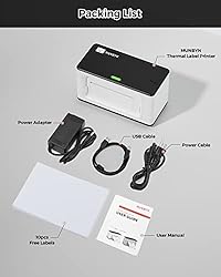 MUNBYN Thermal Label Printer 300DPI, 4x6 Shipping