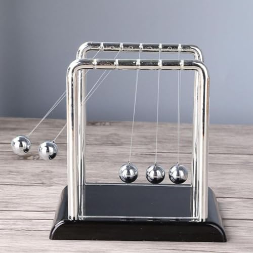 Enfeite Decorativo Pêndulo de Newton Para Escritório Sala Quarto 13.5 cm Premium