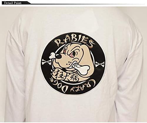 Amazon Galfy ガルフィー 狂犬病 犬 ヤンキー ロンt ロングtシャツ 長袖 メンズ レディース 30レッド L Tシャツ カットソー 通販
