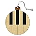 GRAPHICS & MORE Piano Keys Keyboard Pianist Music Wood Christmas Tree Holiday Ornament