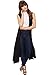 WearAll Women's Long Maxi Open Sleeveless Cardigan - Black - US 4-6 (UK 8-10)