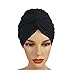 Twisted Pleated Stretchable Polyester Women’s Swim Bathing Turban Head Cover / Sun Cap (Available in 8 colors)