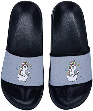Wilbur Gold Sandals for Boys Girls Unicorn Beach Sandals Indoor Floor Slipper(Little Kid/Big Kid)