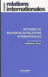 MÉTHODES DE RECHERCHE EN RELATIONS INTERNATIONALES