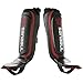 Sanabul Essential Hybrid Sleeve Kickboxing Shin Guards for MMA Shin Guards Muay Thai Shinguards - Red, L/XL