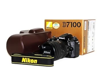 DSstyles - Funda de cuero retro para nikon d7100, color marrón ...