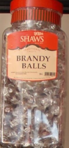 WJ ShawsBrandy Balls 2KG JAR Old Sweet Shop Style