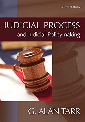 Judicial Process and Judicial Policymaking B073QP3D34 Book Cover
