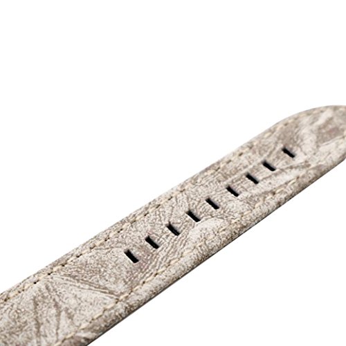 Lisin New Luxury Leather Band Bracelet Watch Band For Samsung Gear Sport (Gray) - Thumbnail 3