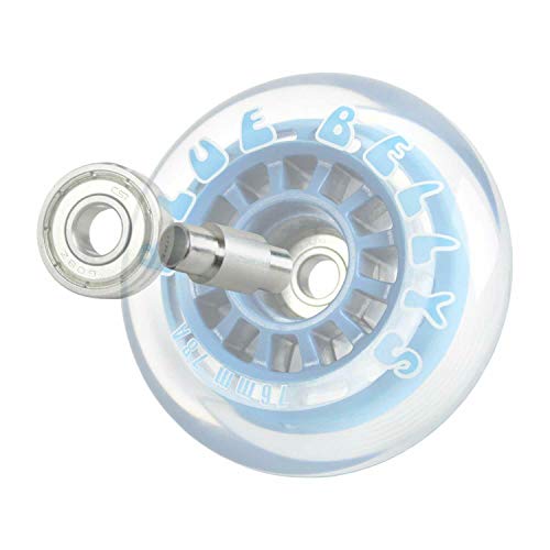 Dime Bag Hardware Inline Skate Axles and Aluminum Spacers 8-Pack 30mm Roller Blade Nuts and Bolts
