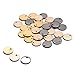 WSSROGY 36 Pcs Stamping Tag Pendants Circle Blank Coin Stamping Charms Round Stamping Blank Tag Metal Jewelry Making (Gold Silver Rose Gold)