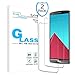 KATIN LG G4 Screen Protector - [2-Pack] LG G4 Tempered Glass Screen Protector Bubble free, 9H Hardness with Lifetime Replacement Warranty