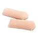 Footful 1 Pair Adjustable Cuttable Lined Gel Big Toe Covers Sleeves Ribbed Knit Toe Caps