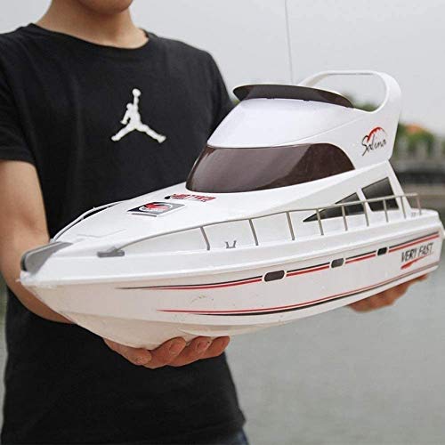 XHCP Fernbedienungsboote Elektrisch USB Wiederaufladbar Kinder Erwachsene RC Schiff 2,4 GHz Modell RC Schiff 4CH Scale…