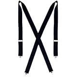 Big and Tall Dress Suspenders for Men - 54 inches Long - 1.5 inches Wide