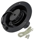 Valterra A01-2003BKVP Black Carded Gravity Water Inlet