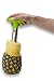 Premium Product Stainless Steel Pineapple Corer Slicer Peeler and Cutter | Core Remover + GIFT Fruit & Vegetable Multi-function Peeler + BONUS recipes eBook, 3 in 1 Kitchen Tool Best Present (Green)