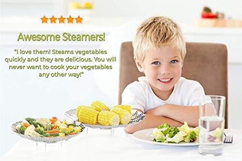 Large Vegetable Steamer Basket Set
