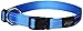 Reflective Dog Collar for Large Dogs, Adjustable from 13-22 inches, Turquoise