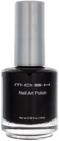 MASH Special Nail Art Stamping Polish 15ml (Black) by MASH