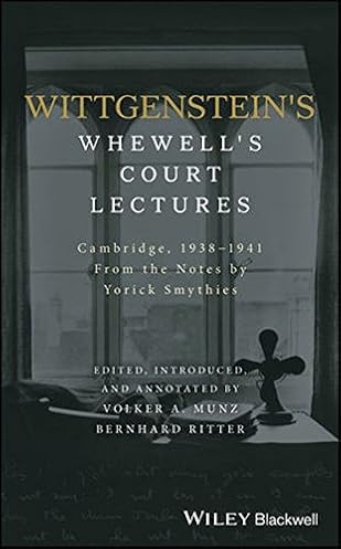 Book Cover for Wittgenstein's Whewell's Court Lectures: Cambridge 1938 - 1941