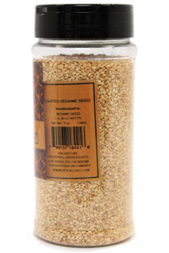 Gourmet Toasted Sesame Seeds by Its Delish, 9 Oz. Medium Jar - Thumbnail 2