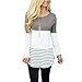 Women's Autumn Winter Long Sleeve Lace Stitching Knitted Pullover Longshirt