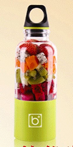 Click Here to See More Images PLLP Electric Fruit Juice Cup Juice Cup Stirring Cup Charger Portable Mini Juice Juicer Juicer,Green