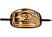 Marakesh Leather Handmade Seahawks Leather Hair Barrette - Large