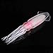 20pcs/lot 7.5cm Octopus Lures Glow in Dark Luminous Bulb Squid Skirts Soft Trolling Lures Bait Fishing Tackle Saltwater