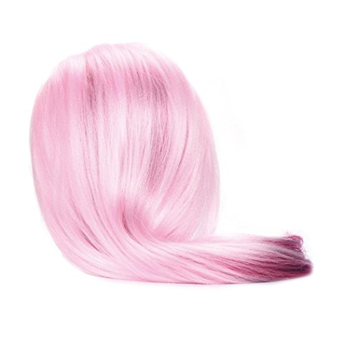 Leewa Colorful Cosmetology Mannequin Manikin Training Head Model - 65cm Hair Length (65cm, A)