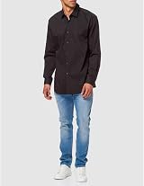 HUGO Men's Kenno Black Shirt Size 38 view 4