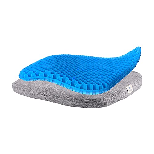 Remedic Gel Seat Cushion Double Thick Incontinence NonSlip Pad Chair