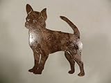 Chihuahua Full Body Metal Wall Art Home Decor
