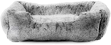 Vanderpump Pets Plush Pet Bed (Grey)