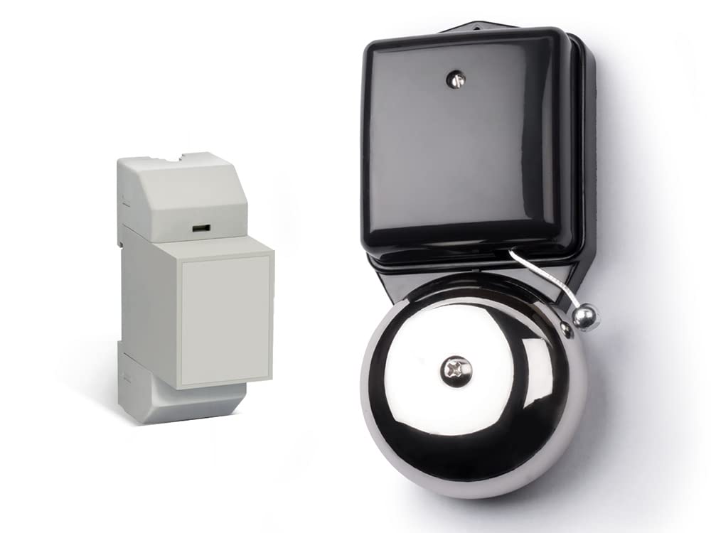 SCS Sentinel, CFI0018, Electromechanical Wired Doorbell with 8V AC 1A Offset Transformer, User Manual, RetroBell