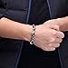 THREE KEYS JEWELRY 6mm 10mm Mens Figaro Chain for Men Cuban Link Chain Stainless Steel Bracelet Gifts Silver Figaro Bracelets for Women