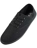 Easy USA - Womens Canvas Lace Up Shoe with Padded Insole