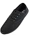 Easy USA - Womens Canvas Lace Up Shoe with Padded Insole