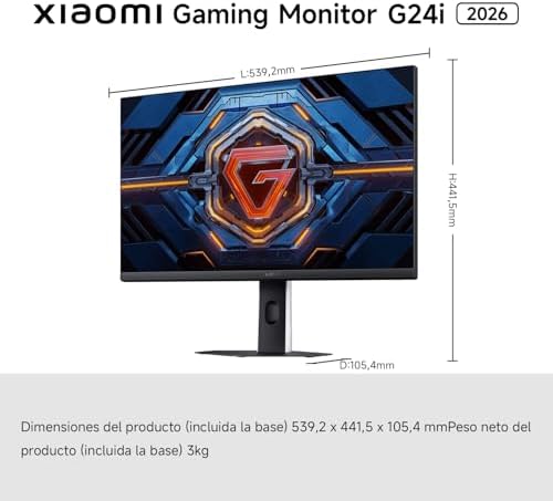 G24i 2026 Monitor Gaming de 24 Pulgadas, 200Hz, 1ms GTG, FreeSync Premium, HDR400, Fast IPS, 100% sRGB, 95% DCI-P3,Certificación TÜV Low Blue Light (1920 x 1080/HDMI 2.0/DP 1.4)