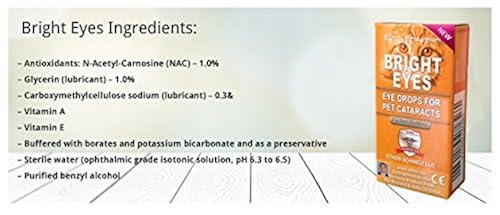 Ethos Bright Eyes Carnosine Eye Drops for Pets (Cats) Bright Eyes