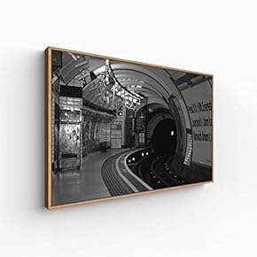 Canvas Wall Art for Living Room, Bedroom Black and White Construction Framed Canvas Prints for Home Decoration Ready to Hang - 16x24 inches