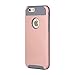 iPhone 6s Plus Case, Lumsing Rose Gold Protective Hard Soft Rubber Dual Layer Hybrid Heavy Duty Impact Rugged Case for Apple iPhone 6/6s Plus(5.5