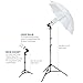 LimoStudio 800W Photography Photo Portrait Studio Umbrella Triple Continuous Lighting Kit - 2 x White Umbrella Lighitng, 1 x Table Top Mini Lighting Kit, AGG1210