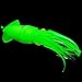 Goture Luminous Green Light Soft Fishing Lures 3.34” Trolling Squid Skirts for Tuna Marlin Wahoo